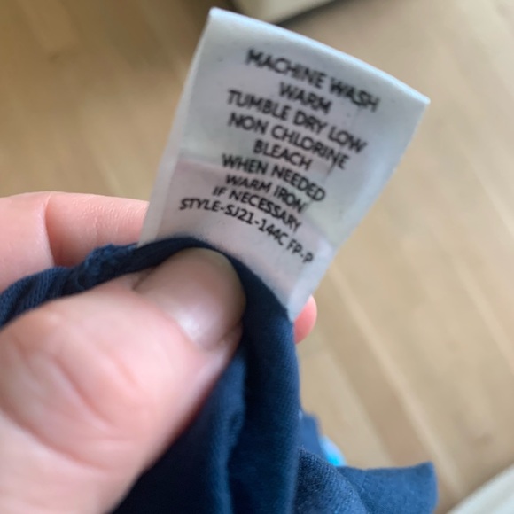 Fernando Peña Platinum Men’s Navy Anchor print t-shirt Size L 100% cotton - Picture 9 of 9